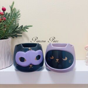 2x Starbucks 2022 Japan purple maskHalloween Cat Costume